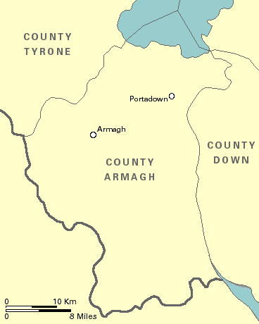 Co. Armagh map